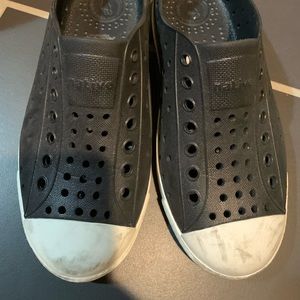 Black Native jefferson shoes size 13c